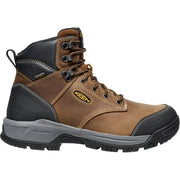 KEEN Utility Evanston 6 Soft Toe Waterproof Leather Work Boots, Bison Black, Men's 9M