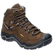 KEEN 1020218 Durand II Mid Waterproof Hiking Boots for Men - Cascade Brown/Gargoyle - 11.5M