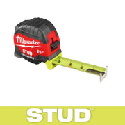 25FT STUD TAPE MEASURE WITH ENGINEER'S SCALE