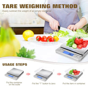 LVL Food Scale with Grams and Oz, Multifunction Kitchen Scale for Food - Small Kitchen Appliances
