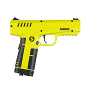 Sabre Pepper Projectile Launcher Kit, Compact Personal Safety Device with Adjustable Fiber Optic Sights, 7 .68 Caliber Pepper Projectiles, 350 FPS Velocity, Includes Practice Projectiles and Padded Case, SL-P1C