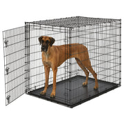 MidWest Homes For Pets SL54 XX-Large Single Door Metal Wire Dog Crate, 54