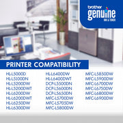 Brother TN850W TN-850 High-yield Printer Toner Cartridge