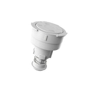 Color Match PCC2000R-01 Standard Replacement In-Floor Cleaning Head, White, UV-Resistant ABS Material