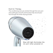 Conair 910 INFINITIPRO BY CONAIR SmoothWrap Hair Dryer for Less Frizz