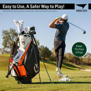 Golf Technologies Birdie Bath Golf Ball Washer, Portable Ergonomic Design with Durable Bristles and Attachable Clip, 7.65 in x 3.75 in