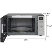 Panasonic NN-SD77PS 1.6 Cu Ft Cyclonic Wave Stainless Front & Silver Body Child