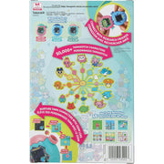 Bandai Tamagotchi Paradise Jade Forest Electronic Pet with Interactive Zoom Dial, LCD Display, Multilingual Support, Cyan Pink, 3 in