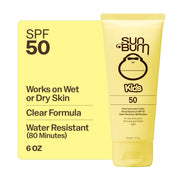 Sun Bum Kids Clear Sunscreen Lotion SPF 50 Broad Spectrum Water-Resistant Vegan Paraben Free 6 fl oz 20-43650