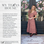My Texas House Taupe Floral Toile 11-Piece Comforter Set with Sheets, King