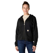 Carhartt Women's TENCEL Fiber Series Loose Fit Full-Zip Sweatshirt, Avery Fern, Large, 106837