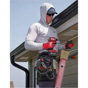 Milwaukee M550G-XL Men's WORKSKIN Gray X-Large Hooded Sun Shirt