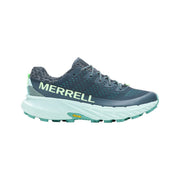 Merrell Agility Peak 5 Trail Running Shoes, Breathable Mesh TPU Upper, FloatPro Foam Midsole, Vibram MegaGrip Outsole, Slate, 9