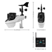 AcuRite Professional Home Weather Station with WiFi Display, Lightning Detection, Temperature, Humidity, Rain Gauge, Wind Speed/Direction Sensors
