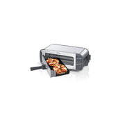 Ninja ST100 Foodi 2-in-1 Flip Toaster, 2-Slice Capacity, Compact Toaster Oven, 1500 Watts
