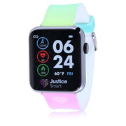 Justice JSE4204WM Unisex Tween Smartwatch with Pastel Ombre Band