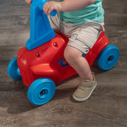 Dash & Stow Step2 Dash and Stow Plastic Roller Coaster Ride-On for Kids Ages 1.5 to 5 Years, 9-Foot Track, Compact Storage, Durable Plastic