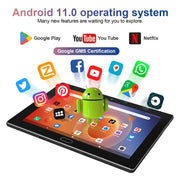 TABURETO K118B Android 11.0 Tablet 10.1