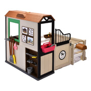 My Life As Horse Stable Playset, 38-Piece, Multi-Color, for 18-Inch Dolls