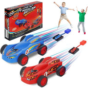 ANNKIE Stomp Racers Air Power Race Cars Blue/Red