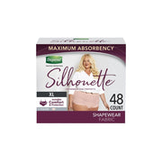 Kimberly Clark 105422900 Depend Silhouette Incontinence Underwear for Women, Maximum Absorbency, XL, Pink, 48ct