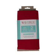 Waverly Inspirations FC2SD288 100% Cotton Solid Crimson Fabric, 44 in Wide, 2 Yard Cut