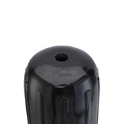 Taylor Made Big B Inflatable Boat Fender, Black Onyx, 12 in x 34 in, Ribbed Technology, End-to-End Line Passage, Marine-Grade Vinyl, 71034