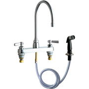 Chicago Faucet 1102-GN8AE35-369AB Sink Faucet, Durable Construction, Ergonomic Handle, Residential and Commercial Use