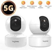 BoyKeep 2K Pet Dog Camera, Indoor Security, Dual-Band 5G/2.4GHz WiFi, 360 PTZ, Two-Way Audio, Color Night Vision, Pack of 2, 7664620681