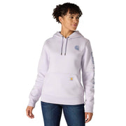 Carhartt Relaxed Fit Midweight Logo Sleeve Graphic Sweatshirt - Mica/Wisteria - M