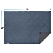 YETI Lowlands Travel Blanket, Waterproof Insulated, Navy, 55 x 78 in, 81410251