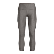 Under Armour Womens HeatGear Tech High-Rise Ankle Leggings, 4-Way Stretch, No-Slip Waistband, Charcoal Light Heather, Small, 1365335