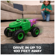 Spin Master Monster Jam Marvel The Hulk Remote Control Monster Truck, 1:24 Scale, Green, Battery Powered, Kid Friendly, 6076629