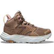 HOKA 1142831F-DIFl  Anacapa 2 Mid GTX Waterproof Hiking Boots for Ladies - Dune/Ice Flow - 8.5M