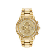 Citizen Eco-Drive Nighthawk Mens Gold-Tone Chronograph Watch Fb3002-53P - NO COLOR ONE SIZE