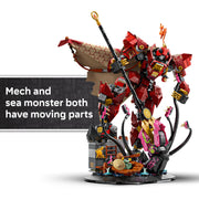 LEGO NINJAGO Fire Knight Mech Building Set, 996 Pieces, Includes Kai Minifigure with Magical Sword, Multicolor, Ages 14+ 71846