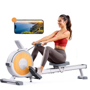 MERACH Q1S-White Magnetic Rowing Machine 350lbs Weight Capacity