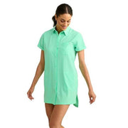 Huk Kona Cover-Up Dress, Lightweight Quick-Dry with UPF 30+ Sun Protection, Bermuda, Large