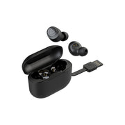 JLAB EBGAIRPOPRBLK124 Go Air Pop True Wireless Bluetooth Earbuds + Charging Case, Black