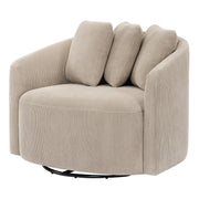 Living Style Group 2772-6423F-80K Beautiful Drew Chair by Drew Barrymore Fawn Cord