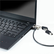 Startech Nano Laptop Cable Lock, 6.6ft Cut-Resistant Steel Cable, Keyed Anti-Theft Lock, Zinc-Alloy Plated, Compatible with Ultra-Slim Notebooks and Nano Slot Devices