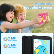 Doundy Digiland 7 Kids Tablet, 4GB RAM, 32GB Storage, Android 13, Parental Controls, Eye Protection Screen, Pink, MK7025P