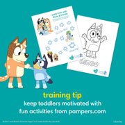 Pampers Easy Ups Training Pants with Bluey Characters, Size 6T-7T, 70 Count, Boys and Girls Potty Training Underwear