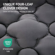 BDEUS Extra Thick Mattress Topper, Cooling Down Alternative Fiber Fill, Gray or White, Fits 8-21 Inch Mattresses