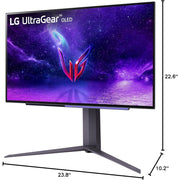 LG 27GR95QE-B 27 UltraGear OLED Gaming Monitor QHD with 240Hz Refresh Rate 0.03ms Response Time, Black