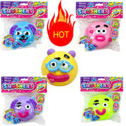 OxOKK Squishy Dog Face Toys, 5-Pack, Assorted Cute Expressions Moldable Stress Relief Fidget Sensory Toy Set