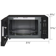 Panasonic NN-SN74PB 1.6-cu. ft. 1250W Countertop Microwave with Inverter Technology, Black