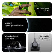Ultrahuman UHRA-AG-09 Ring AIR - Smart Ring, Size 9 - Bionic Gold