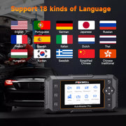 Foxwell NT650 PRO Automotive Diagnostic Tool, Bi-directional Scan, 25+ Maintenance Services, OBDII Code Reader