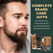 Rinse&Robust RRBCONON001 Christmas 2025 Advent Calendar, 24-Piece Men's Beard Grooming Kit